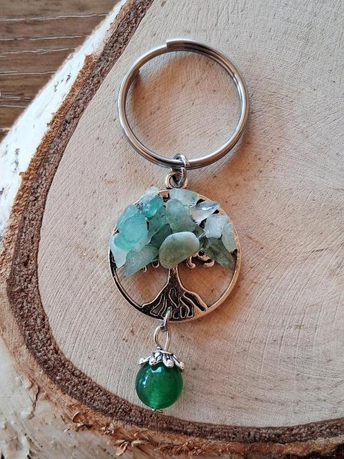 sleutelhanger life tree / levensboom Jade, Verzamelen, Sleutelhangers, Nieuw, Ophalen of Verzenden