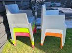 6x box tuinstoel, Tuin en Terras, Tuinstoelen, Ophalen, Gebruikt, Kunststof, Stapelbaar