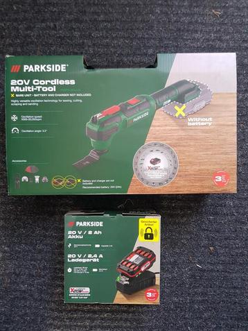Parkside 20v accu multitool beschikbaar voor biedingen