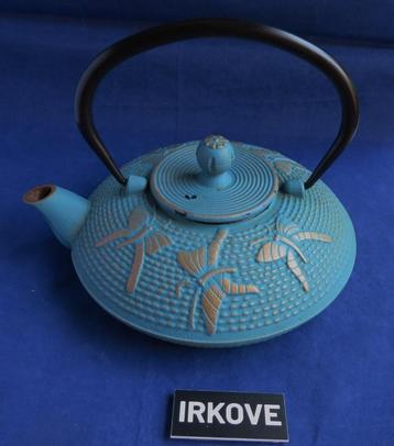 IJZEREN THEEPOT MET VLINDERS * Chinees * beschikbaar voor biedingen