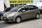 Citroën C4 Picasso 1.6 VTi Séduction 5p. Airco, Cruise con, Auto's, Stof, Zwart, 4 cilinders, Bruin