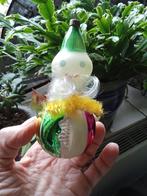 prachtige oude kerstbal grotere maat clown groene hoed, Diversen, Ophalen of Verzenden, Gebruikt