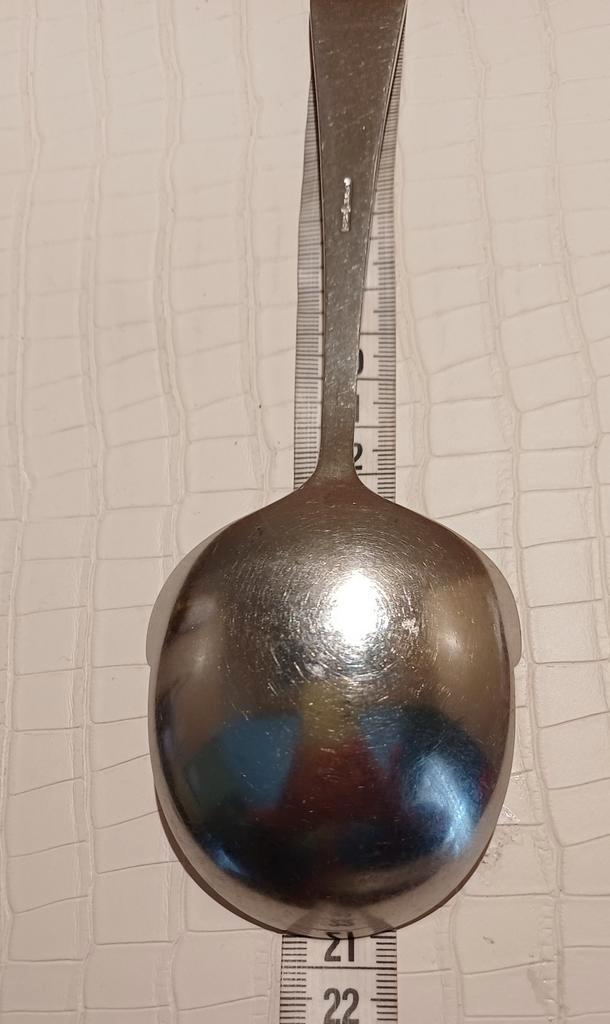 1x Aardappellepel Kruidnagel 20.5cm Franse Lelie, Antiek en Kunst, Antiek | Bestek, Ophalen of Verzenden