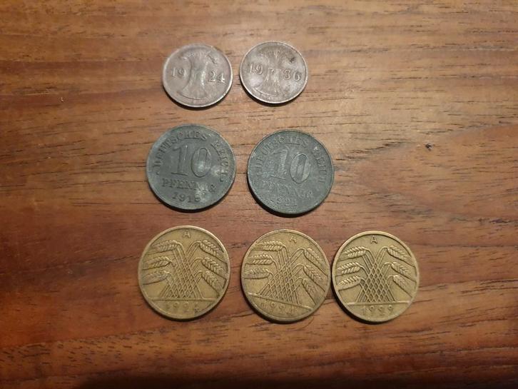Hele oude duitse munten 1918 t/m 1936, Postzegels en Munten, Munten | Europa | Niet-Euromunten, Duitsland, Ophalen of Verzenden