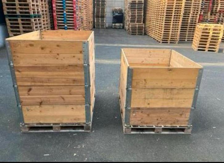 Mandbak houten kisten bakken, Doe-het-zelf en Verbouw, Kratten en Dozen, Zo goed als nieuw, Overige typen, 100 cm of meer, Minder dan 35 cm
