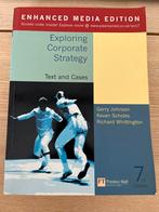 Exploring corporate strategy, Boeken, Studieboeken en Cursussen, Ophalen of Verzenden, Alpha, Zo goed als nieuw