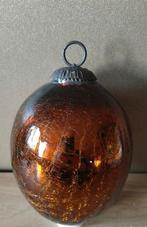 GROOT GLAZEN CRAQUELE EI*HEKSENBAL*PAAASEI, Verzenden, Zo goed als nieuw