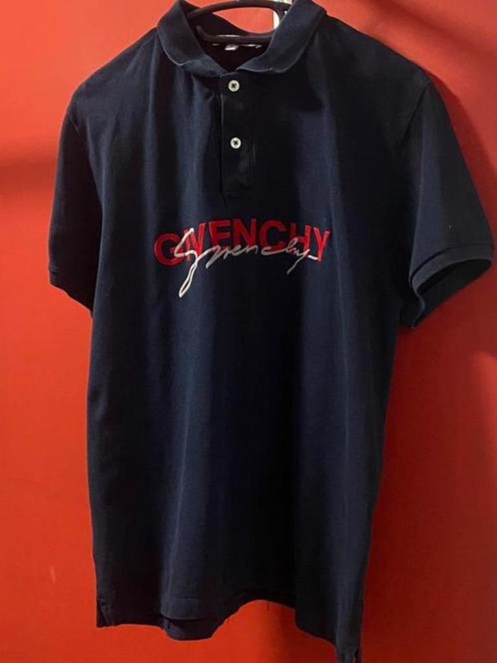 Givenchy polo donkerblauw maat M heren, Kleding | Heren, Polo's, Zo goed als nieuw, Maat 48/50 (M), Blauw, Ophalen of Verzenden