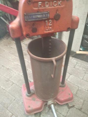 oude f dick stopbus worstenstopper vulbus 12 liter  beschikbaar voor biedingen
