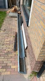 Dakgoot zink 4,3 en 1,5m, Doe-het-zelf en Verbouw, Buizen en Afvoer, Ophalen, Gebruikt, 4 tot 6 meter, Zink