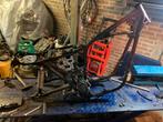 Yamaha XS650 frame en kenteken 1977, Motoren, Ophalen, Gebruikt