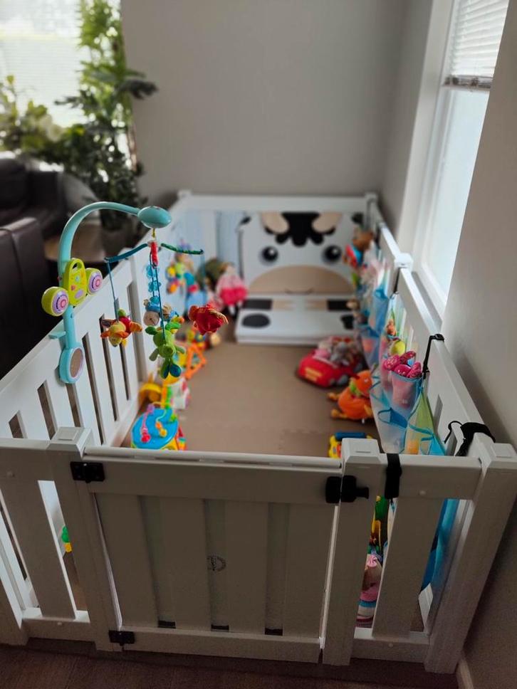SUPER degelijk sterke grondbox compleet, Kinderen en Baby's, Boxen, Zo goed als nieuw, Ophalen