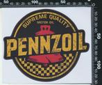 Sticker: Pennzoil - Supreme Quality (2), Verzamelen, Ophalen of Verzenden, Zo goed als nieuw, Auto of Motor
