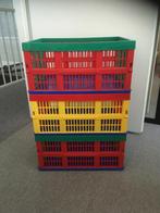 3 vouwkratten, ook per stuk, Doe-het-zelf en Verbouw, Kratten en Dozen, Gebruikt, 60 cm of meer, Minder dan 35 cm, Ophalen of Verzenden