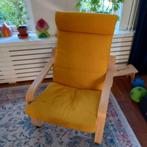 IKEA POÄNG Stoel - Okergeel, Zo Goed Als Nieuw, Huis en Inrichting, Stoelen, Ophalen, Hout, Overige kleuren, Scandinavisch