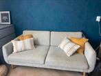 IKEA Smedstorp 3-zits bank – Lichtgrijs, comfortabel stijvol, Ophalen, Zo goed als nieuw, 75 tot 100 cm, 200 tot 250 cm