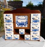 Antiek Delfts Blauw Kruidenrek, Antiek en Kunst, Ophalen of Verzenden