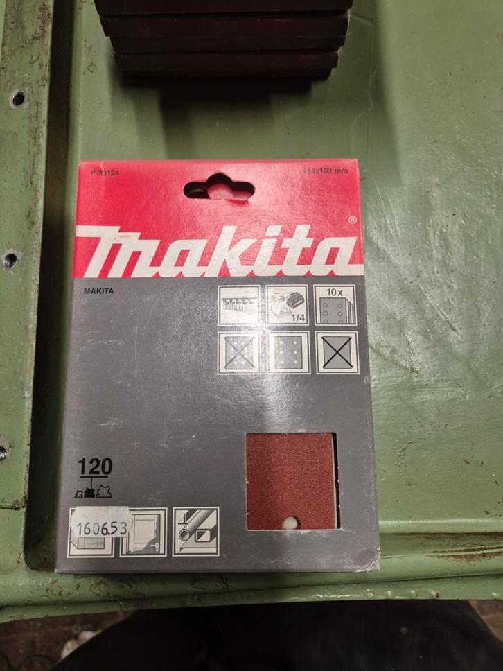 Makita schuurpapier partij, Doe-het-zelf en Verbouw, Gereedschap | Machine-onderdelen en Toebehoren, Ophalen of Verzenden