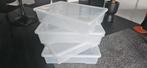 IKEA opbergboxen uit de serie SAMLA, 4 stuks in één koop!, Doe-het-zelf en Verbouw, Kratten en Dozen, Ophalen, 40 tot 60 cm, Overige typen