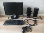 Set: monitor, toestenbord, muis en geluidsboxen, Computers en Software, Pc speakers, Gebruikt, Ophalen