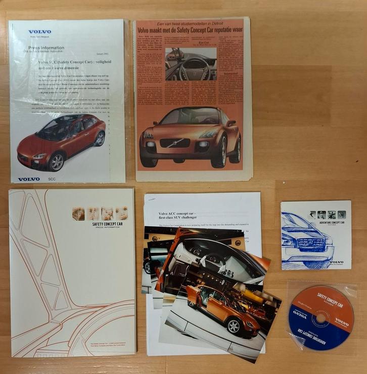 Volvo prototypes. 11 items.  € 25,--, Boeken, Auto's | Folders en Tijdschriften, Zo goed als nieuw, Volvo, Ophalen of Verzenden