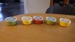 5 kleine tupperware bakjes, Ophalen of Verzenden, Gebruikt, Schaal