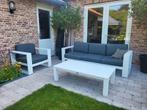 Garden impressions bank + stoel (excl tafel), Tuin en Terras, Tuinsets en Loungesets, Ophalen, Gebruikt, Aluminium, Stoel