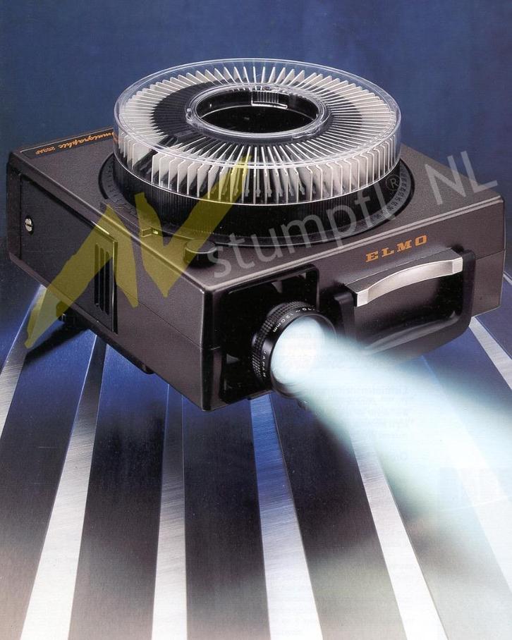 Elmo Omnigraphic 253 diaprojector, Audio, Tv en Foto, Diaprojectors, Zo goed als nieuw, Ophalen of Verzenden