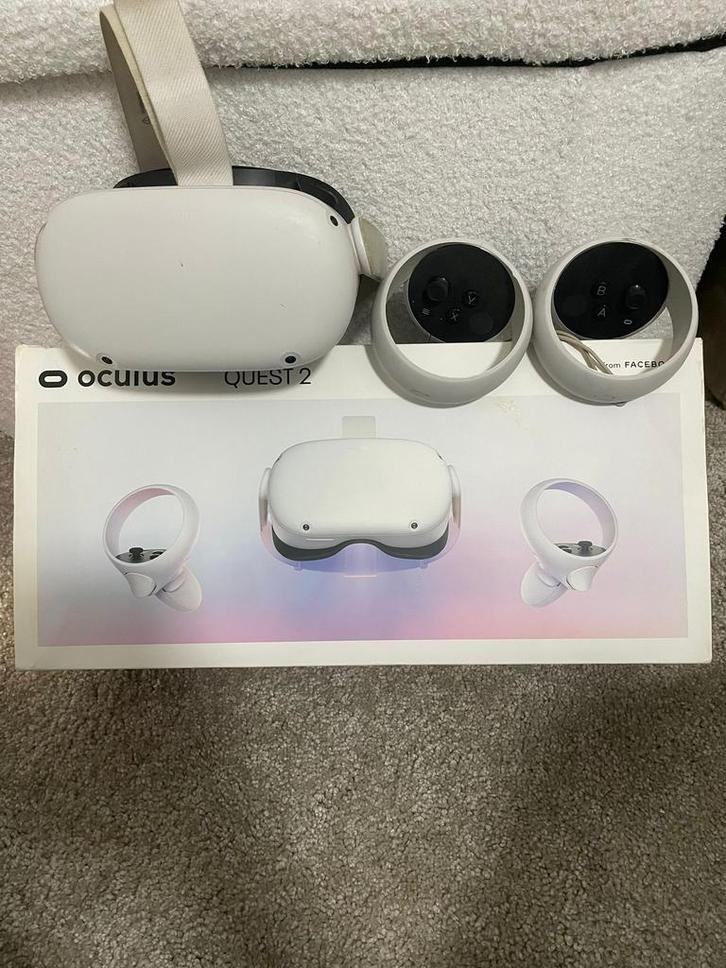 Oculus quest 2 64GB, Spelcomputers en Games, Virtual Reality, Gebruikt, Overige platformen, VR-bril, Ophalen of Verzenden