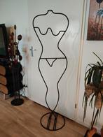Mannequin,frame zwart metaal, Wandkapstok, 100 tot 150 cm, Ophalen of Verzenden, Zo goed als nieuw
