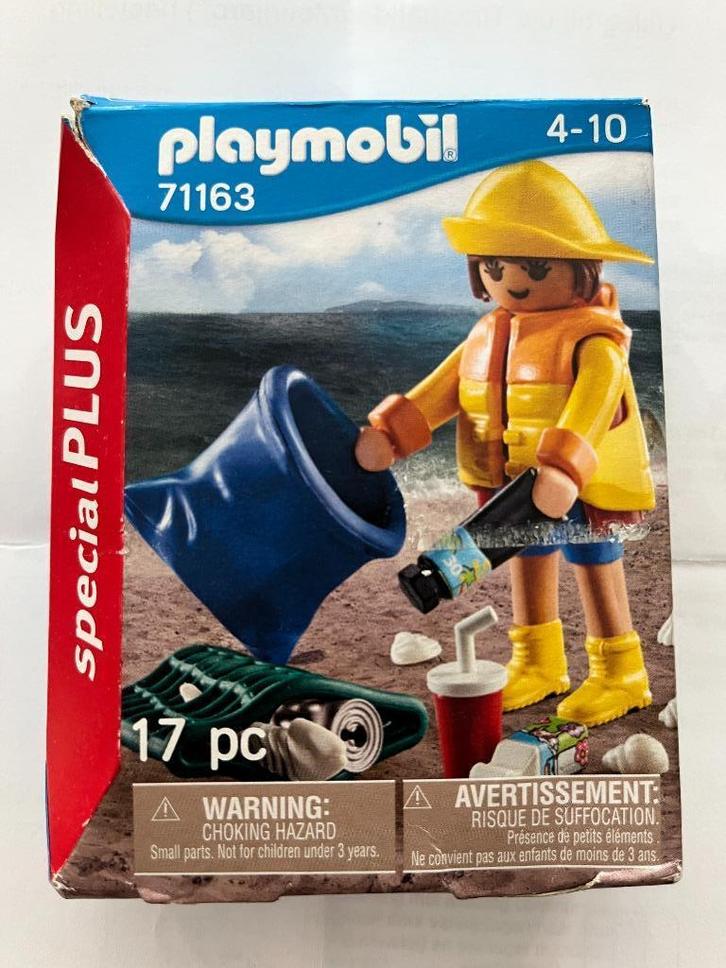 71163 Playmobil milieu activist, Strandjutter, Kinderen en Baby's, Speelgoed | Playmobil, Nieuw, Complete set, Ophalen of Verzenden