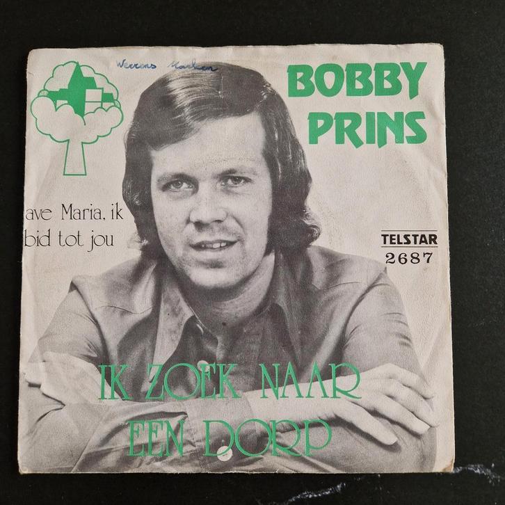 Bobby Prins - Ik Zoek Naar Een Dorp Single, Cd's en Dvd's, Vinyl Singles, Gebruikt, Single, Nederlandstalig, 7 inch, Ophalen of Verzenden