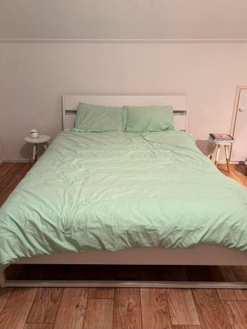 IKEA Wit Bedframe 160x200 Metalen Onderstel (lattenbodems) - afbeelding 2