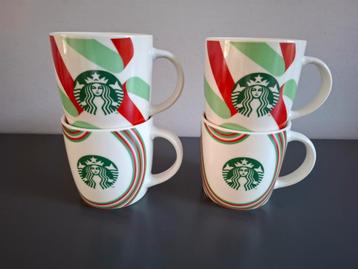 Starbucks star bucks Mokken - Kerst/Winter Editie - 4 stuks beschikbaar voor biedingen
