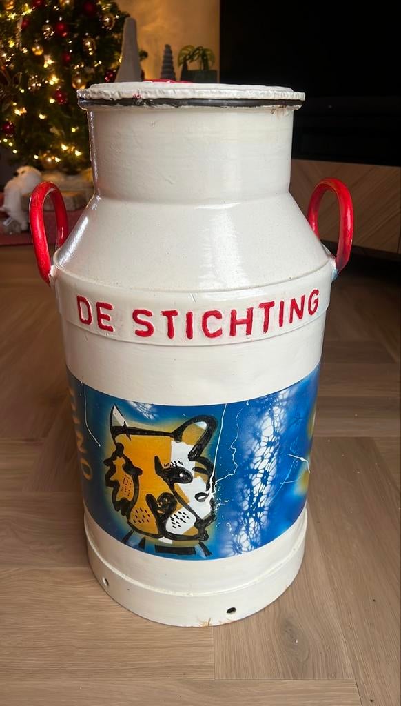 Melkbus in Herman Brood Stijl, Huis en Inrichting, Ophalen, Gebruikt