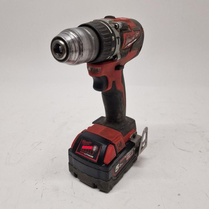 Milwaukee M18 CBLPD Compacte Slagboormachine Brushless | Inc, Doe-het-zelf en Verbouw, Gereedschap | Boormachines, Zo goed als nieuw