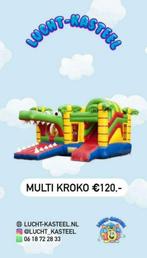 Springkussen verhuur kinderfeestje thema met bezorging, Hobby en Vrije tijd, Feestartikelen | Verhuur, Ophalen, Zo goed als nieuw