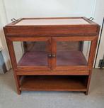 Art Deco Vitrinekastje, HaagseSchool, Huis en Inrichting, Kasten | Dressoirs, Ophalen, Met deur(en), Eikenhout, Art deco