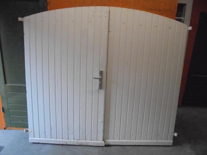 Openslaande garagedeuren / poortdeuren (nr. HS150A), Doe-het-zelf en Verbouw, Deuren en Horren, Zo goed als nieuw, Garagedeur