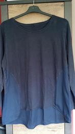 dames shirt - maat 46 - donkerblauw, Kleding | Dames, T-shirts, Blauw, Maat 46/48 (XL) of groter, Ophalen of Verzenden, Lange mouw