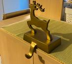 Zwaar metalen goudkleurig hert / rendier (Colmore), Ophalen of Verzenden, Zo goed als nieuw