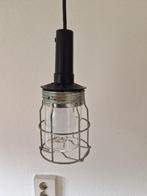 Vintage industriële looplamp – met stekker – werkend – €10, Antiek en Kunst, Ophalen