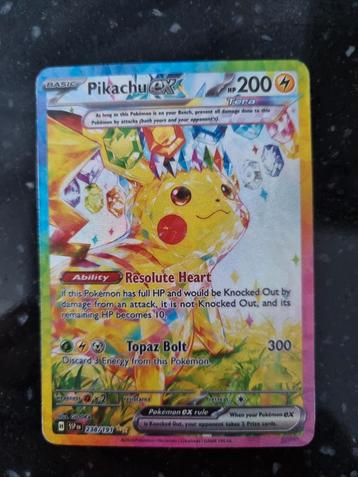 Pikachu Ex 238/191 Surging Sparks beschikbaar voor biedingen