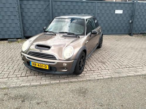 Mini 1.6 16V ONE 2004 Bruin leer airco Remus s uitgevoerd, Auto's, Mini, Particulier, One, Airbags, Airconditioning, Alarm, Boordcomputer