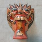 Houten  barong masker "Rangda koningin der heksen", Antiek en Kunst, Ophalen of Verzenden