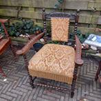 Antieke Stoel met Armleuningen, Antiek en Kunst, Ophalen of Verzenden