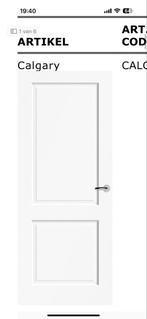 2 Nieuwe Opdekdeuren Rechtsdraaiend 93x211.5cm, Doe-het-zelf en Verbouw, Deuren en Horren, Ophalen, 80 tot 100 cm, Binnendeur