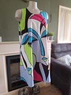 New Collection abstracte kleuren jurk 42 L XL Gratis Verz. !, Overige kleuren, Verzenden, Maat 42/44 (L), Zo goed als nieuw