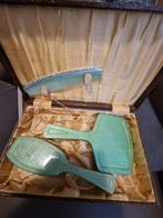 Art Deco Kaptafel  Set - 1930s Groen, Ophalen of Verzenden, Gebruikt