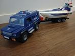 PLAYMOBIL City Action Politietruck met Speedboot – 5187, Kinderen en Baby's, Speelgoed | Playmobil, Ophalen of Verzenden, Gebruikt